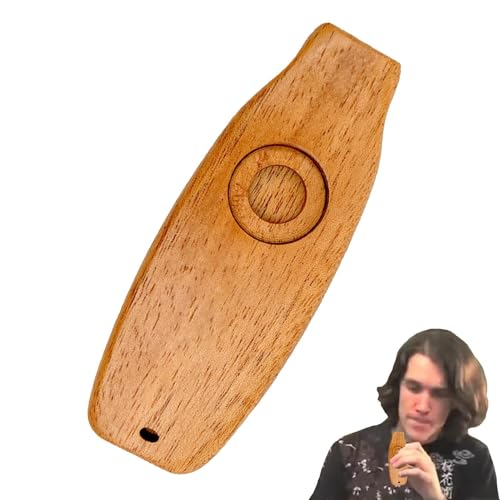 Holz-Kazoo,Ukulele Guitar Partner Einfach zu erlernendes Musikinstrument Kazoo | Musikinstrument Kazoo, Mundharmonika Membran Mundmusik Blasinstrument von Sulxyi