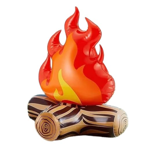 Inflatable Campfire, Campfire Flame Balloons, Artificial Campfire, Campfire Balloon, Flame Balloons, Easy to Inflate and Deflate Bonfire Gathering Decoration for Lawn, Playground, Camping von Sulxyi