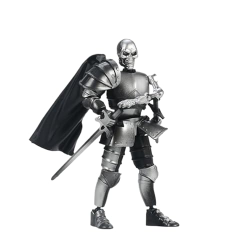 Sulxyi Actionfigur, 3D -gedruckte Aktionsfigur, Schädelmodellspielzeug, 14 cm 3D -gedrucktes Design beweglicher und artikulierter Schädelvariante ideal für Spielliebhaber Desktop -Dekorationen von Sulxyi