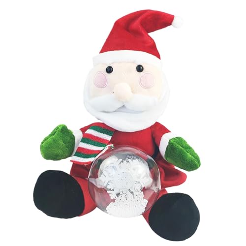 Sulxyi Dancing Santa Claus, Plush Santa Doll, Musical Santa Toy, Soft Santa Claus, Singing Santa Doll, Interactive Musical Fun with Colorful Light Show Soft and Cuddly Design for Boys Girls von Sulxyi