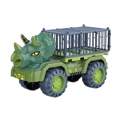 Sulxyi Dinosaur Truck Toys, Dinosaur Vehicle Toys, Animal Dinosaur Car, Dinosaur Transporter Truck, Car Carrier Truck, Interactive Dinosaur Transporter Convenient Animal Carrier Design for Boys Girls von Sulxyi