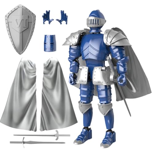 Sulxyi Mittelalterliche -Actionfigur-Spielzeug, -Rüstungspuppe, hochbewegliches Design, aufwendige Rüstungsdetails, ansprechendes Spielerlebnis für Zuhause, Schreibtischdekoration von Sulxyi