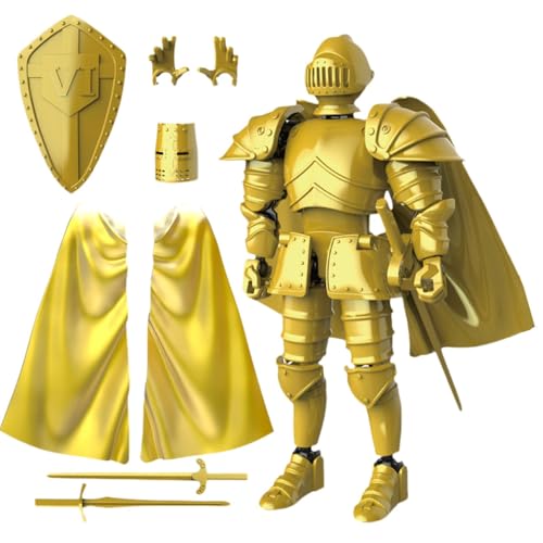 Sulxyi Mittelalterliche -Actionfigur-Spielzeug, -Rüstungspuppe, hochbewegliches Design, aufwendige Rüstungsdetails, ansprechendes Spielerlebnis für Zuhause, Schreibtischdekoration von Sulxyi