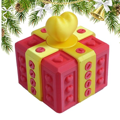 Sulxyi Prank Screw Box, Gag Funny Box | Bedruckte Streichbox, lustige Knebelbox mit Schrauben,Urkomischer Kartenbehälter mit Puzzle-Streich für Feiertage und Valentinstag von Sulxyi