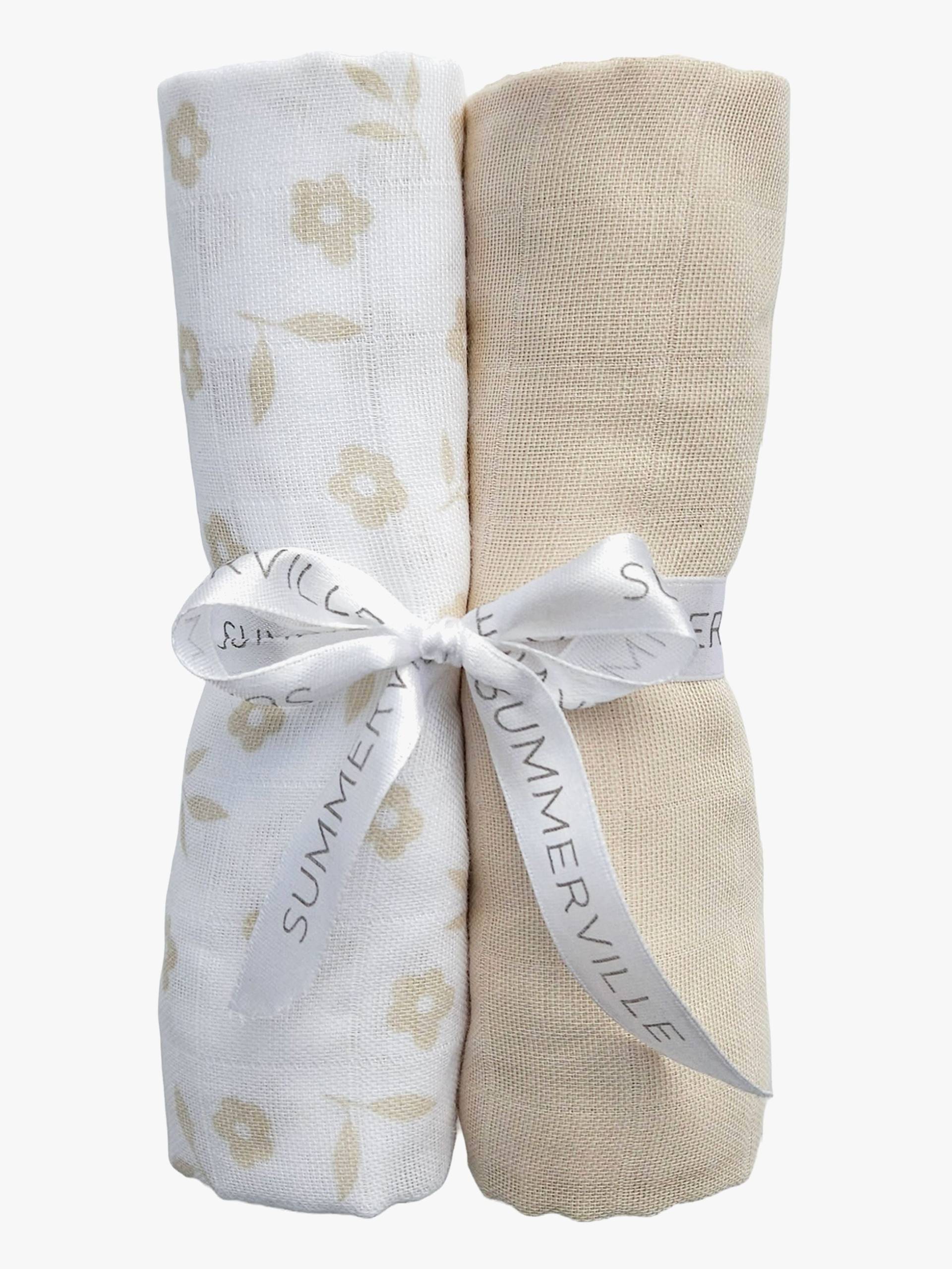 Summerville Organic Musselintuch 2er-Pack Öko, Petal/Sandshell Summerville Organic Musselintuch 2er-Pack Öko, Petal/Sandshell von Summerville