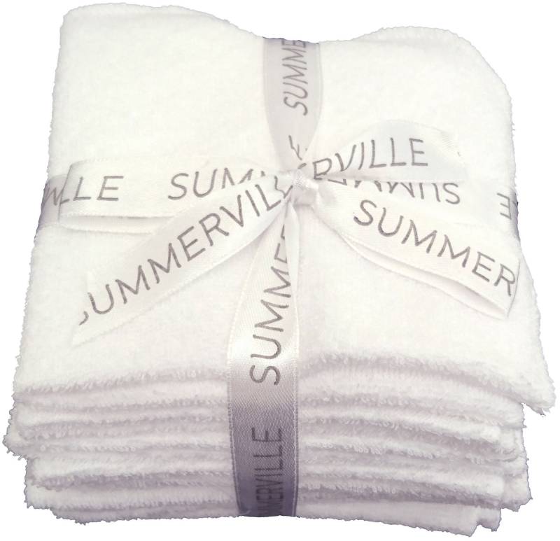 Summerville Waschlappen Eko 10er-Pack, Weiss von Summerville