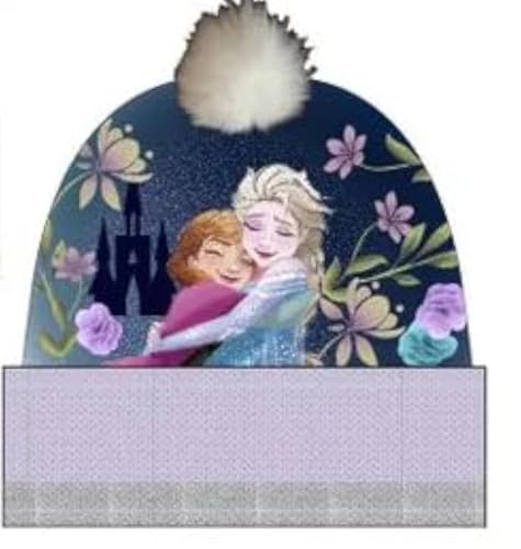 Disney Frozen Wintermütze für Mädchen, violett, 48 von Sun City