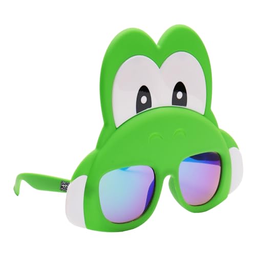 Kostüm Sonnenbrille Nintendo Yoshi Gesicht Sun-Staches Party Favors UV400 von Sun-Staches