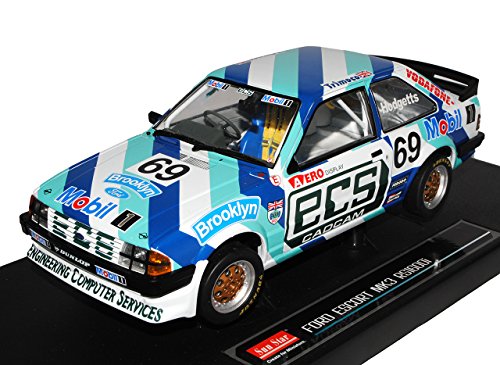 Sun Star Ford Escort MK3 RS1600i Chris Hodgetts Meister 1985 1/18 Modell Auto von Sun Star