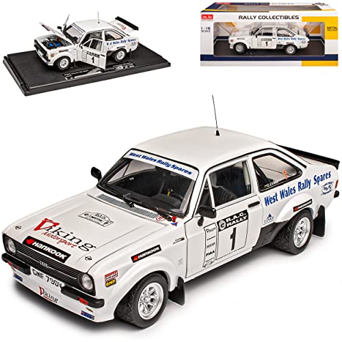 Sun Star Ford Escort RS1800 Evans Millington Gewinner Roger Albert Clark Rally 2009 1/18 Modell Auto von Sun Star