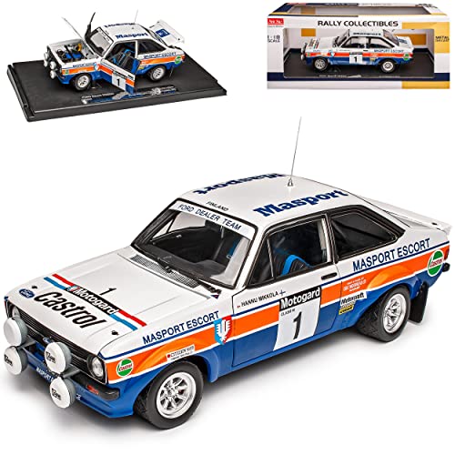 Sun Star Ford Escort RS1800 Mikkola Hertz Gewinner Motogard Rally Neuseeland 1979 1/18 Modell Auto von Sun Star