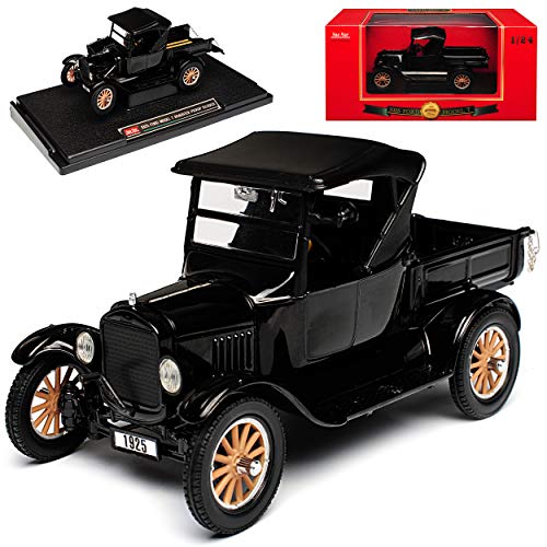 Sun Star Ford Model T Roadster Pick-up Schwarz 1925 1/24 Modell Auto mit individiuellem Wunschkennzeichen von Sun Star