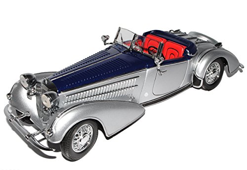 Sun Star Horch 855 Special Roadster 1939 Silber Blau 1/18 Modell Auto von Sun Star