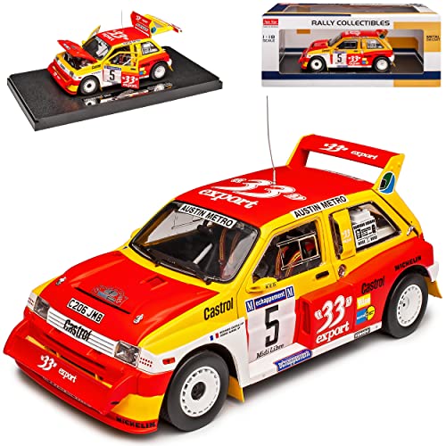 Sun Star MG Metro 6R4 D. Auriol Bernard Gewinner Criterium des Cevennes Rally 1986 1/18 Modell Auto von Sun Star