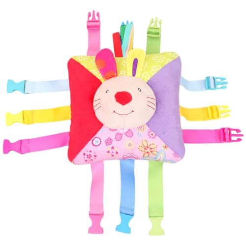 Reisespielzeug für Kleinkinder mit 6 Schnallenpaaren, Lernspielzeug mit Bienenmuster, Zahlen auf der Rückseite und integrierter Tasche, klingende Geschenke für Kleinkinder für die Feinmotorik, Le Reisespielzeug für Kleinkinder mit 6 Schnallenpaaren, Lernspielzeug mit Bienenmuster, Zahlen auf der Rückseite und integrierter Tasche, klingende Geschenke für Kleinkinder für die Feinmotorik, Le von SunaOmni