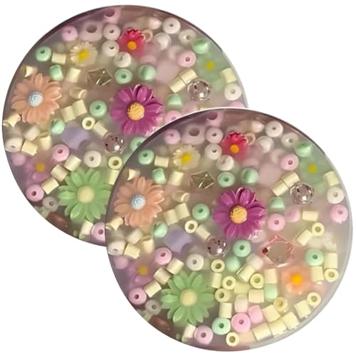 Skin Picking Fidget Toys 2 STK. 3,9 Zoll rundes Picky Pad aus Silikon Lustiges doppelseitiges Picking Pad Stress-/Angstlinderungsspielzeug für Kinder und Erwachsene Picking Pad Picky Pad Fidget Pickin von SunaOmni