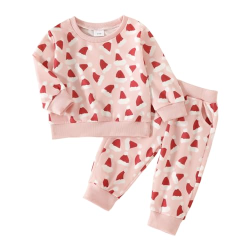 Sunfashion Baby Klamotten Für Mädchen Weihnachten,Bekleidungssets Für Baby-Mädchen Nikolauskostüm Santa Claus Baby Strampler Lustig Mädchen Weihnachtsoutfit Kleid Baby Baby Kleidung von Sunfashion