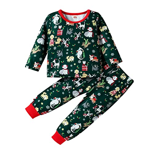 Sunfashion Baby Weihnachten Outfit,Kleidung Weihnachten Mädchen Nikolaus Kostüm Strampler Neugeborene Weihnachtsoutfit Familie Kleid 122 Mädchen Baby Weihnachten Outfit Kleidung von Sunfashion