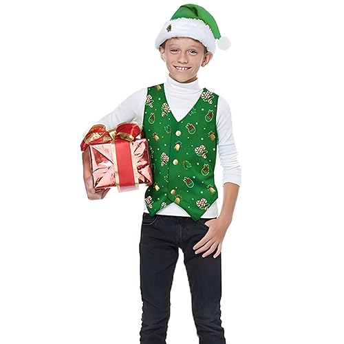 Sunfashion Erste Weihnachten,Weihnachten Outfit Mädchen Deluxe Rotes Nikolauskostüm Halloween Strampler Baby Weihnachtsoutfit Baby Mädchen Kleid 116 Mädchen Christmas Kleidung von Sunfashion