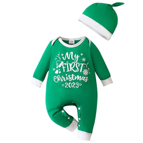 Sunfashion Erstes Weihnachten,Bekleidungssets Für Baby-Mädchen Kostüm Für Nikolaus Baby Strampler Neugeborene Weihnachtsoutfit Familie Kleid Einschulung Mädchen Weihnachtliche Kleidung von Sunfashion