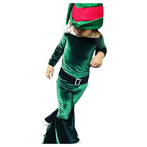 Sunfashion Erstes Weihnachten Baby,Baby Klamotten Für Mädchen Strampler Gittergewebe Weihnachten Baby Kostüm Baby Weihnachten Outfit Nikolaus Kostüm Baby Langarm-Strampler Weihnachten Kinder Bodysuit von Sunfashion