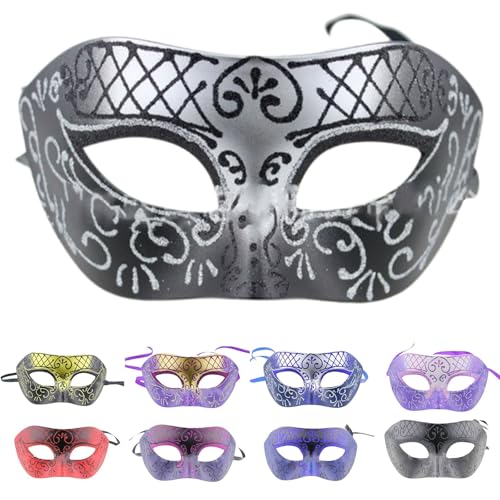 Sunfashion Karneval Damen Maske Weiß Maskenball Maske Damen Schwarz Maske Kostüm Damen Maskerade Party Venezianischemasken Fasching Venezianische Masken Damen Maskerade Maske Venedig Masken von Sunfashion