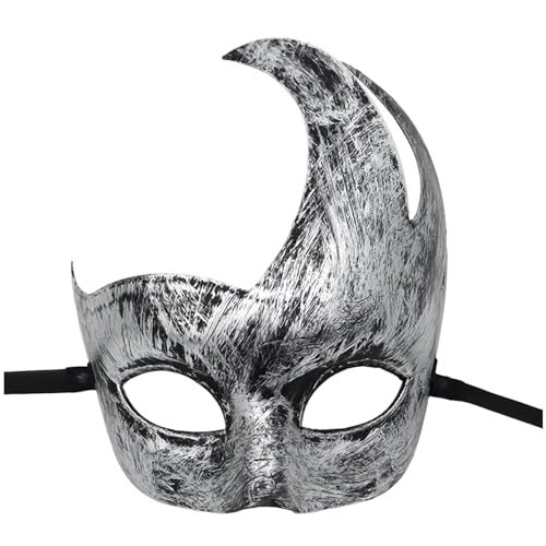 Sunfashion Karneval Dekoration,Venezianische Masken Weiß Maskenball Deko Maskenball Maske Damen Schwarz Masquerade Mask Men Venezianische-Masken Tanz Party von Sunfashion