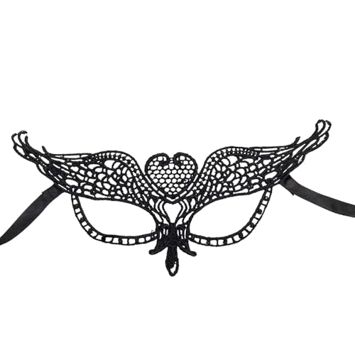 Sunfashion Karneval Masken Ball Maske Schwarz Maske Für Maskenball Maskenball Damen Maskerademaske Venedig Maskenball Kleid Und Kostüme Maske Fasching Die Maske Masquerade Mask Men Venezianische Narr von Sunfashion