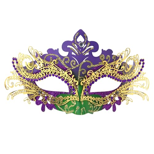 Sunfashion Karneval Masken Venezianische Maske Maskenball Kostüm Fasching Damen Maske Muster Damen Maskerade Maske Venedig Masken Kostüm Fasching Damen Maske Muster Schwarze Maske Masquerade Mask Men von Sunfashion