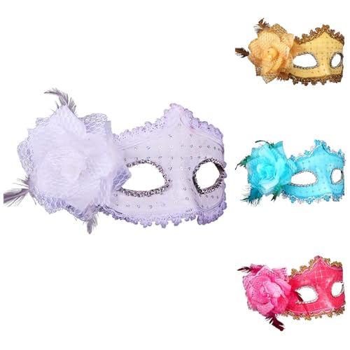 Sunfashion Karnevalsmasken Maskerade Maske Für Frauen Maskenball Maske Damen Schwarz Maskenball Maske Damen Damen Maskerade Maske Venezianische Maske Maske Fasching Maske Ball Masquerade Maske Venezi von Sunfashion