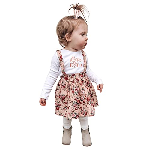 Sunfashion Kinderkleidung Mädchen Taufk Baby Halloween Kostüm Mädchen Säugling Hase Ostern Kleidung Set Mädchen Rock Blumen Baby Mädchen Outfits & Set Bekleidungsset Sommer Mädchen (White 0-6 Months von Sunfashion