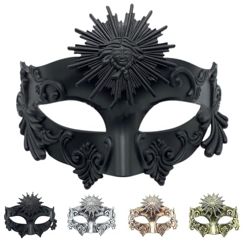 Sunfashion Maske Karneval Phönix Maske Maskenball Herren Maske Maskenball Maske Damen Schwarz Spitze Maskerade Maske Venezianische Narrmaske Maske Fasching Catwoman Maske Maskerademaske Venezianische von Sunfashion