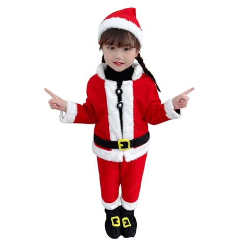 Sunfashion Neugeborenes Baby Mädchen Weihnachtsoutfit Mein Erstes Weihnachten Bekleidungsset Prinzessin Tütü Strampler Body Kleid Mit Stirnband Schuhe 3Tlg Xmas Party Kleidung Outfit Für 0-21 Monate von Sunfashion