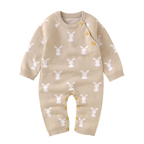 Sunfashion Ostern Hase Kostüm Baby Schlafsack Baby Sachen Für Jungs Baby Klamotten Neugeborene Babystrampler Jungen Kostüm Set Für Kinder Kaninchen Kurzarm Schlafanzug Baby Baby Strampler Neugeborene von Sunfashion