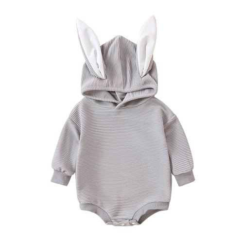 Sunfashion Ostern-Küken-Kostüm-Set Strampler Neugeborene Mädchen Schlafanzug Baby Mit Füßen Babysachen Neugeborene Baby-Strampler Mit Seestern Osterhasen Kostüm Kind Baby Schlafanzug Reißverschluss B von Sunfashion