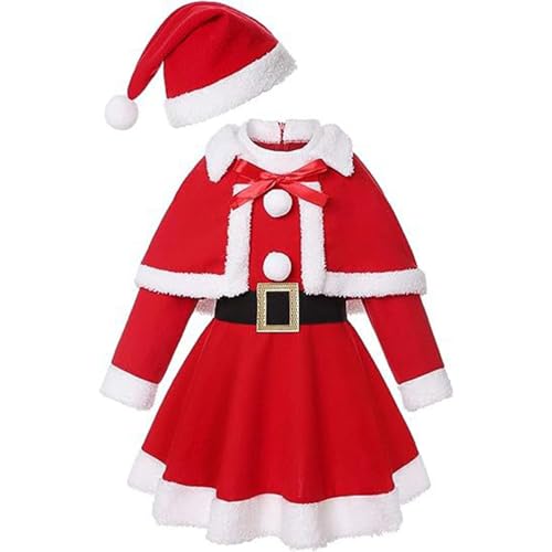 Sunfashion Strickpullover Baby Weihnachten,Baby Strampler Lustig Mädchen Deluxe Rotes Nikolauskostüm Neugeborenes Baby Mädchen Halloween Strampler Outfits Weihnachtsoutfit Familie Mädchen Kleidung Ba von Sunfashion