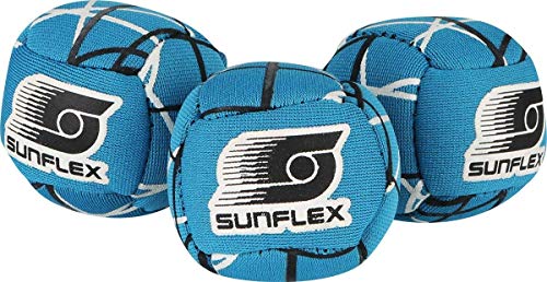 Sunflex Neopren Funbälle Neoremix Circle | 3 Bälle zum Jonglieren Werfen Fangen Kicken | Ball weich und leicht für den Strand und den Garten| extrem robust und für Jede Altersgruppe von Sunflex