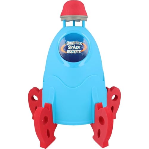 Sunflex Space Rocket Wassersprenkler für Kinder – drehender Wasserspaß im Garten – Sprinkler in Raketenform – für heiße Sommertage – Anschluss an Gartenschlauch – Blau – 19 x 16 x 15,5cm Sunflex Space Rocket Wassersprenkler für Kinder – drehender Wasserspaß im Garten – Sprinkler in Raketenform – für heiße Sommertage – Anschluss an Gartenschlauch – Blau – 19 x 16 x 15,5cm von Sunflex