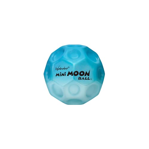 Sunflex x Waboba Moon Ball Mini Blau - Spingball mit hoher Sprungkraft - Gummiball mit hoher Qualität - Durchmesser 5,5 cm von Sunflex