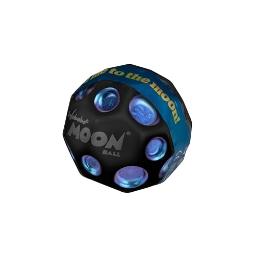 Sunflex x Waboba Moonball Dark Side Blau - Spingball mit hoher Sprungkraft - Gummiball mit hoher Qualität - Durchmesser 6,5 cm von Sunflex