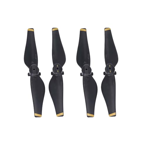 Sunicon 2Colors2Pairs Mavic Air Props Blade, CW CCW Quick Release Propeller Quadcopter Blade für Mavic Air Drone (Gold Edge) von Sunicon