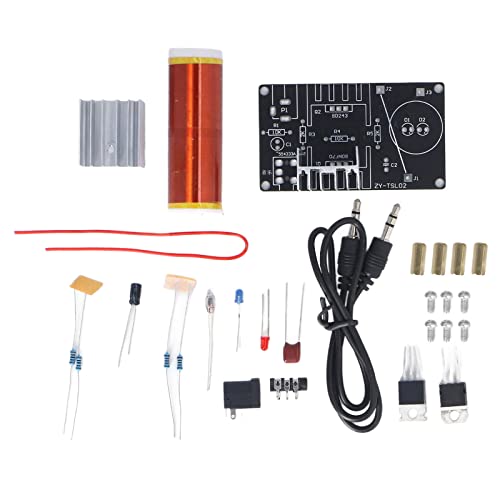 Sunicon DIY Mini Coil Kit, 15‑24V Mini Music Coil Modul -Set, 15W Lautsprecher Unmustored Electronic Kit Tool, Mini -Plasma -Spulenmodul für Maschinenausrüstung von Sunicon