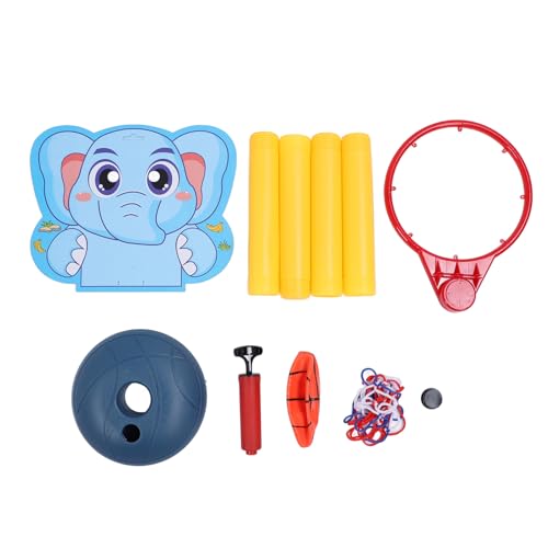 Sunicon Kleinkind-Basketballkorb-Set, stabiles und leichtes Material, verstellbares Basketballkorb-Spielzeug für Kinder zum Spielen im Innen- und Außenbereich von Sunicon