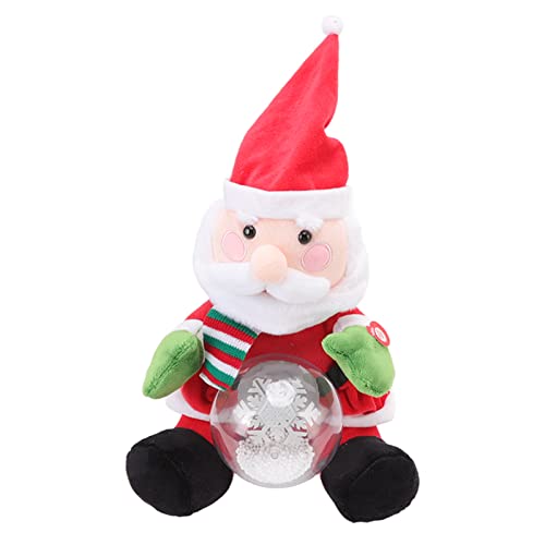 Sunicon Singing Christmas Toys Playable,3 Songs Electric Plush Singing Dancing Glowing Christmas Toysfor Birthday Festivals Gifts for Boys Girls (Santa) von Sunicon