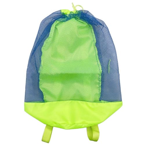 SuniconBeach Toys Netztasche, große Kapazität, belüftet, tragbar, multifunktionale Spielzeugaufbewahrung, Netztasche, Netzspielzeug-Rucksack für Strand-Sandspielzeug von Sunicon