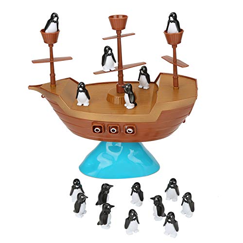 Pinguin-Balance-Spielset, Klassisches Tisch-Kinderspielzeug für , ABS-Material, Geeignet für DIY-Bedürfnisse von Kindern und Familieninteraktion von Sunisfa