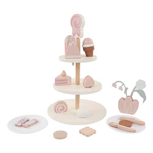 Pretend Dessert Cake Play Set Pretend Play -Teeparty-Set für Kleine Mädchen und Kleinkinder von Sunisfa