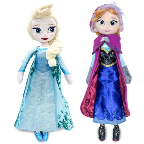 Anna und ELSA Puppen, 40cm Anna und ELSA Plüsch Eiskönigin, Kuscheltier ELSA Kuscheltier ELSA Plüschfigur ELSA Kuscheltier ELSA Stofftier Puppe Eiskönigin Plüsch für Kinder von Sunknight