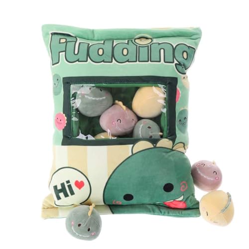 Niedliche Snack-Kissen Kuscheltier Spielzeug Pudding Dekorative abnehmbare Kitty Cat Dolls Kreative Spielzeuggeschenke für Teenager Mädchen Kinder von Sunknight