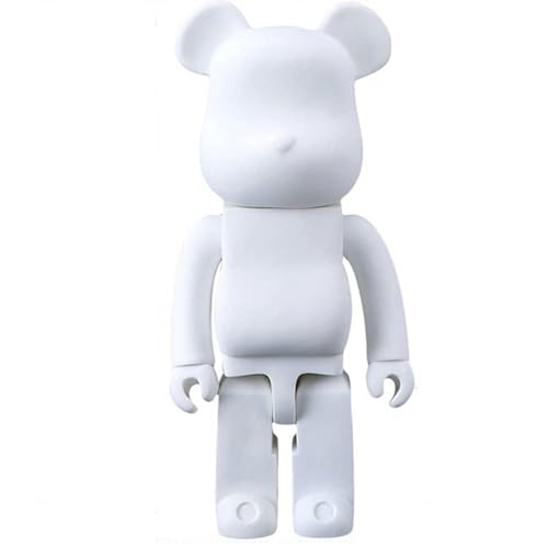 Sunknight Figur Bausteine Bär Weiß Crude Embryo Puppe Bemalte Graffiti Spielzeug Höhe 28cm von Sunknight